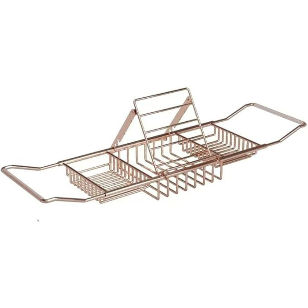 Luxury Bath Tub Storage Tray with Adjustable Holder - Yeezlab