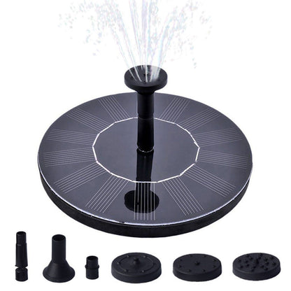Solar Powered Fountain Pump for Garden or Pond Decoration