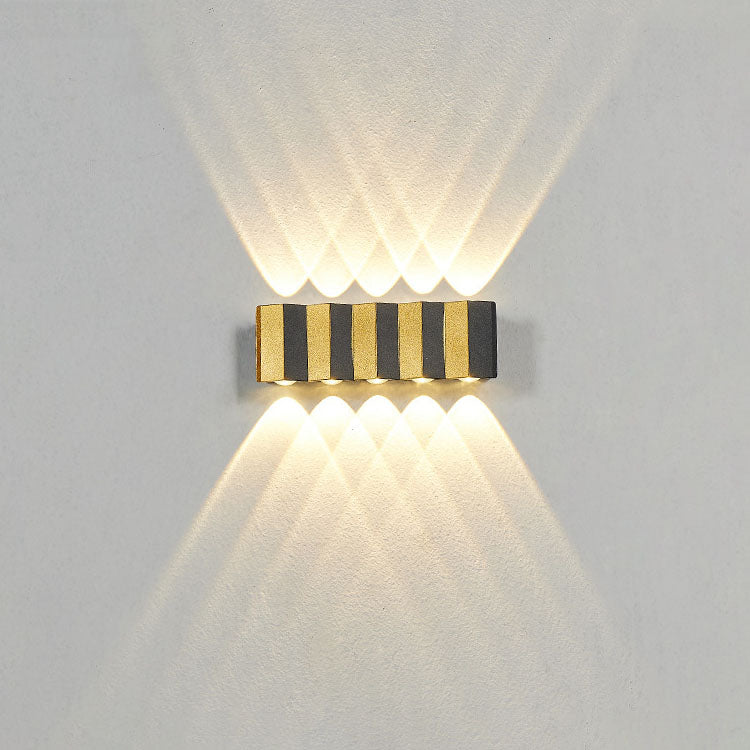 Premium Golden Outdoor LED Wall Lamp