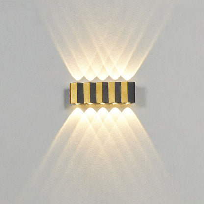Premium Golden Outdoor LED Wall Lamp