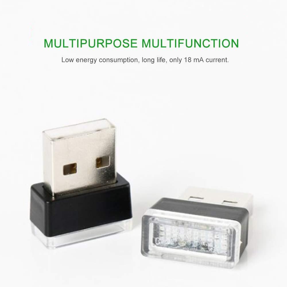 Compact Car LED Interior Light USB Plug