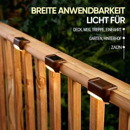 Solar Powered Garden Step Lights (4 Pack)