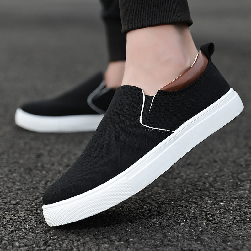Casual Canvas Mens Slip On Sneakers