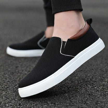 Casual Canvas Mens Slip On Sneakers