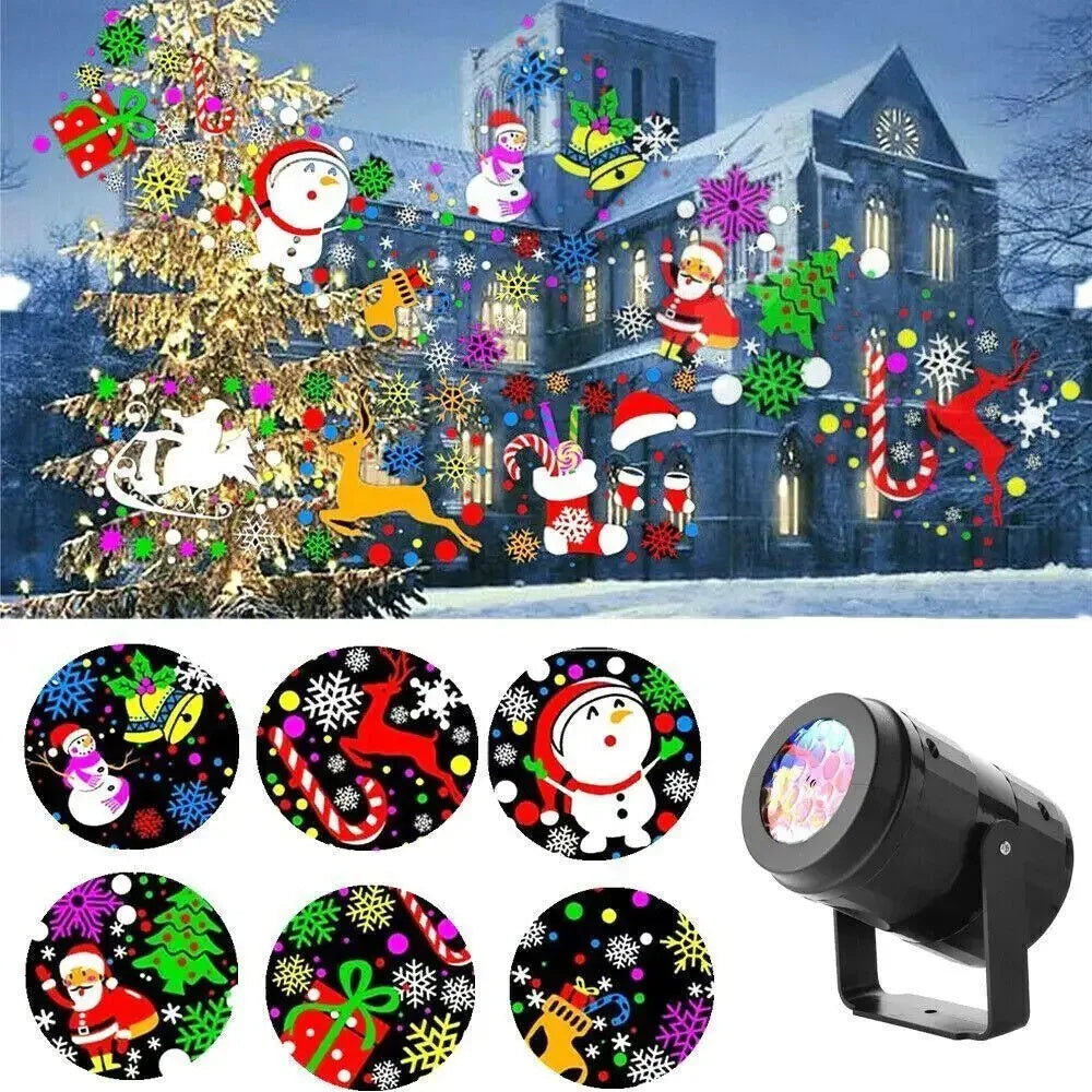 Colorful Outdoor Christmas LED Projector Light Display