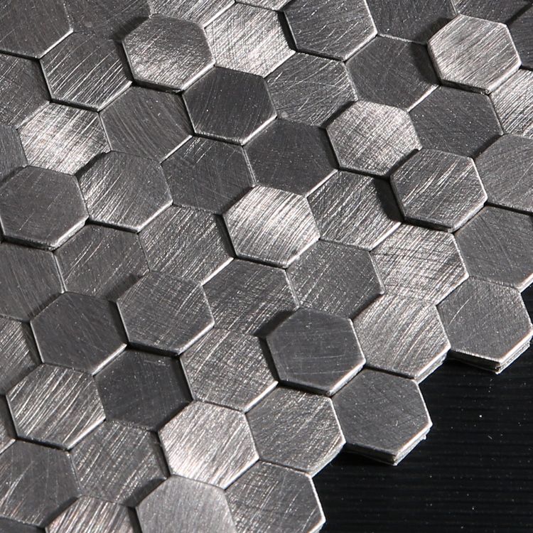 Easy Stick Hexagon Mosaic Wall Tiles Waterproof