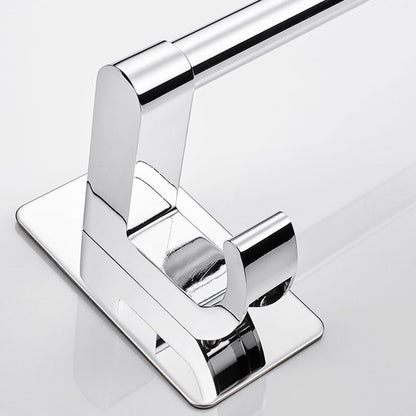 Sleek Chrome Bathroom Shelf Stainless Steel Accessory Set