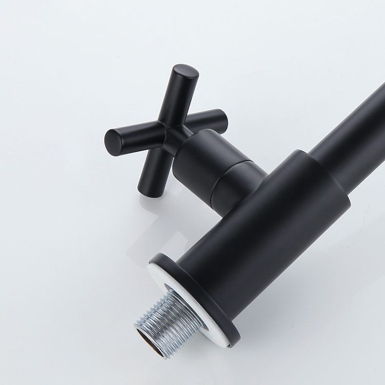 Modern Wall Mount Bathroom Faucet Cross Handle