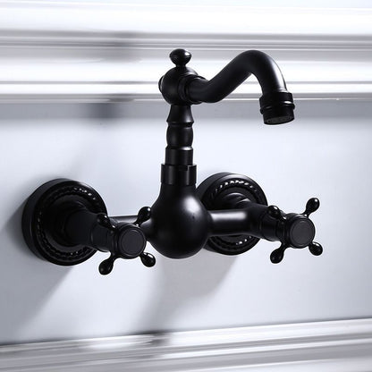 Classic Black Mount Bathroom Sink Faucet