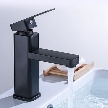 Commercial Stainless Steel Bathroom Faucet with Long Hose