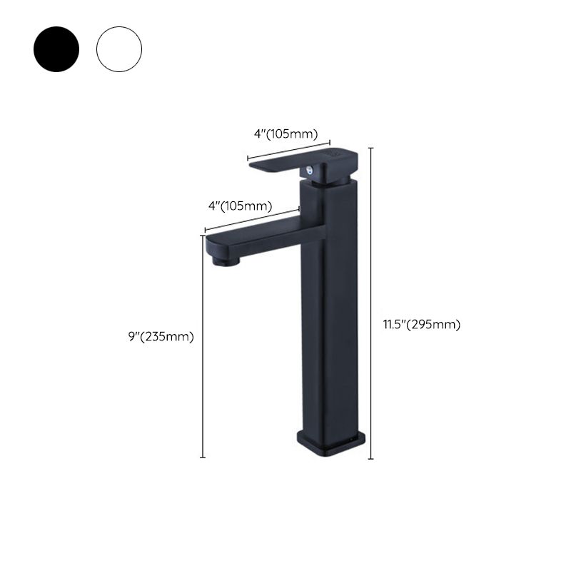 Commercial Stainless Steel Bathroom Faucet with Long Hose