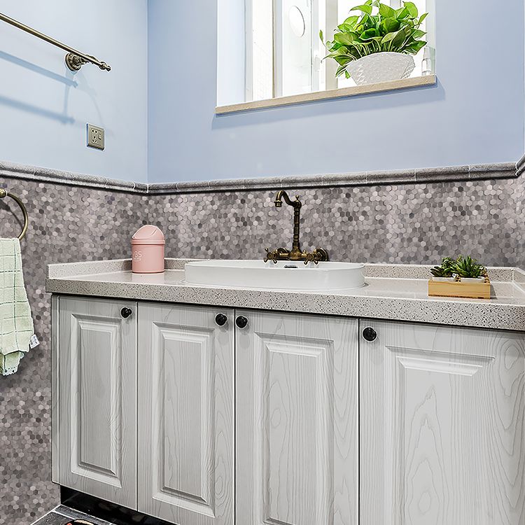 Easy Stick Hexagon Mosaic Wall Tiles Waterproof