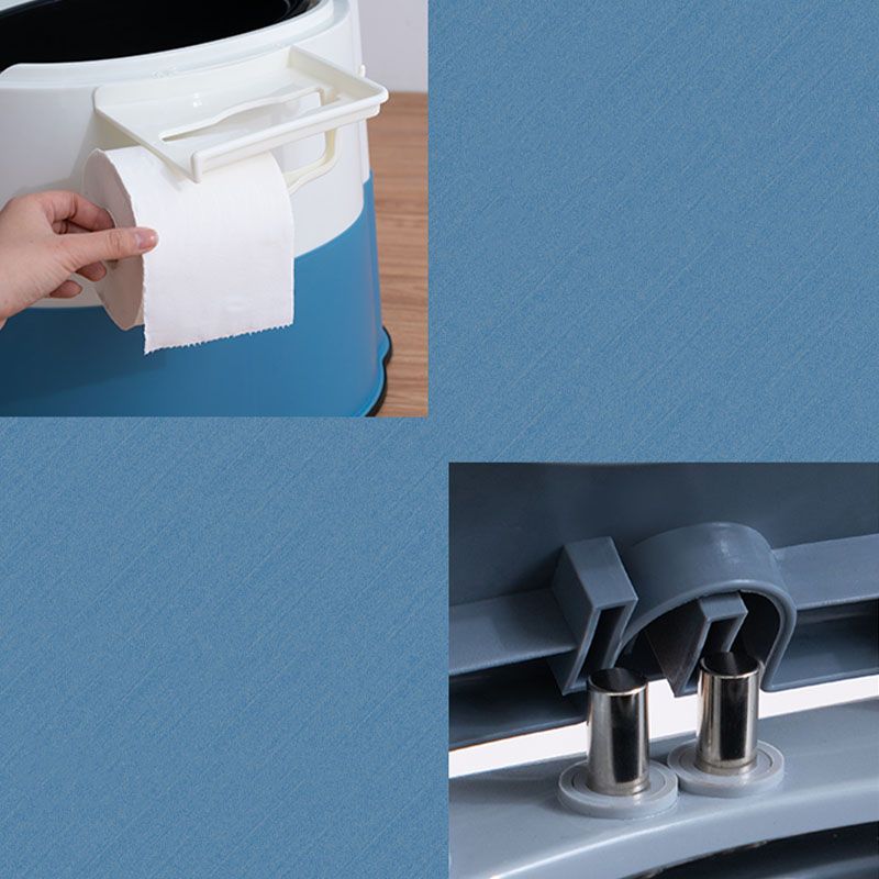 Modern Plastic Floor Toilet Bowl with Seat