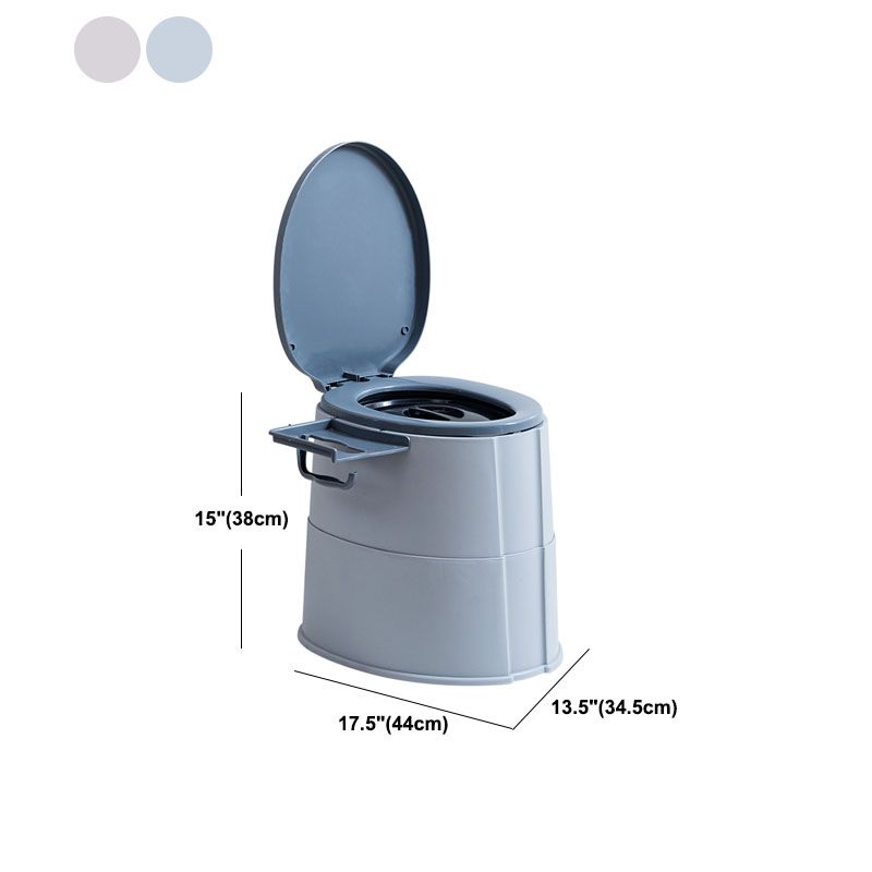 Modern Plastic Floor Toilet Bowl with Seat