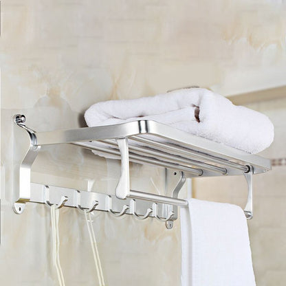 Stylish 5-Piece Bathroom Set with Shelf and Towel Bar