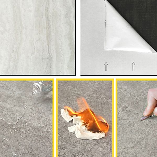 Matte Finish Self Adhesive Vinyl Flooring Tiles