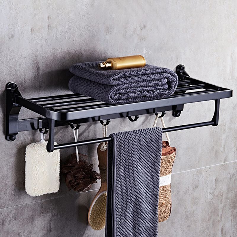 Stylish 5-Piece Bathroom Set with Shelf and Towel Bar