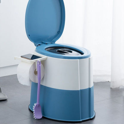Modern Plastic Floor Toilet Bowl with Seat
