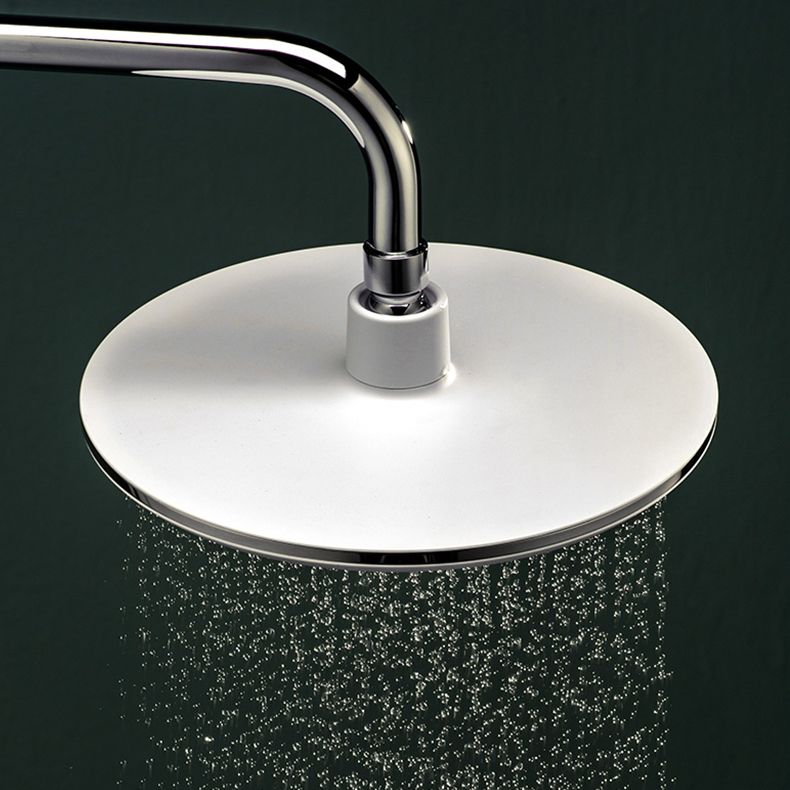 Luxurious Chrome Round Shower Head Set for Bathroom
