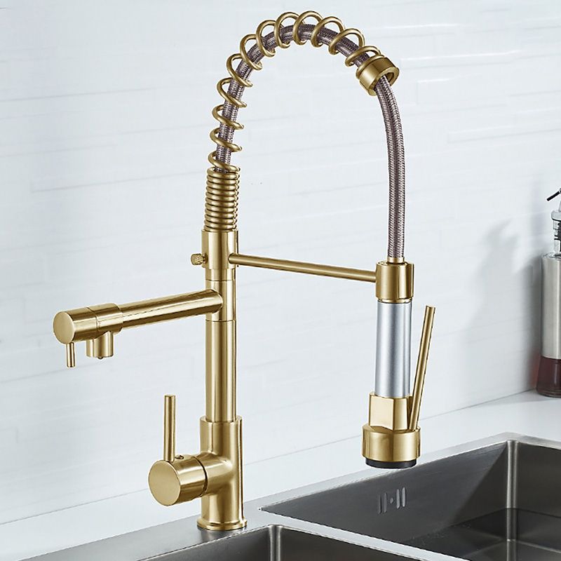 Luxury Brass Bathroom Faucet 3-Function Sink Tap