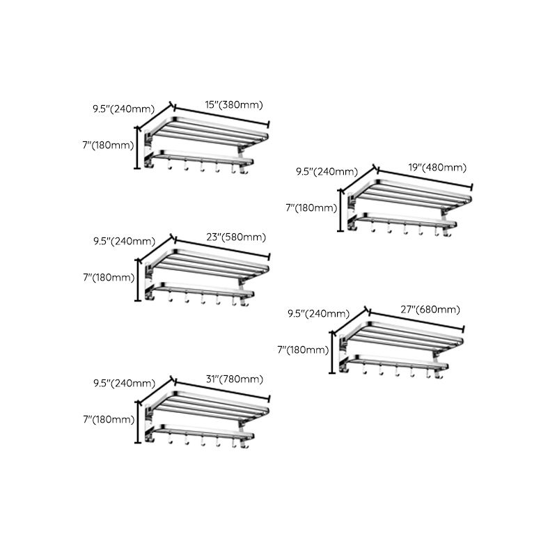 Luxury Chrome Bathroom Accessory Set