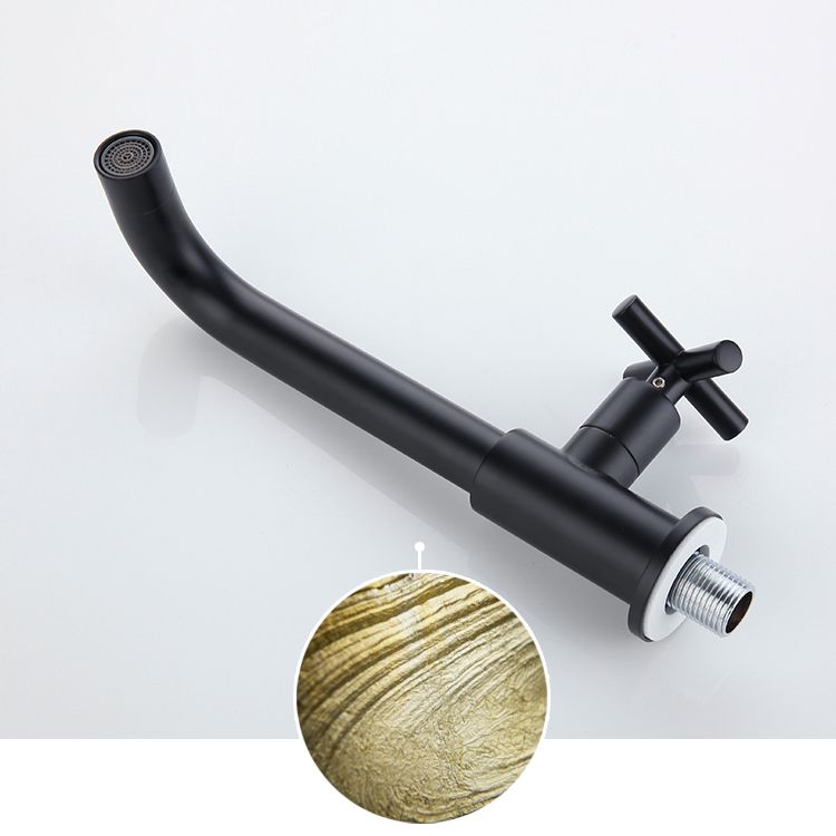 Modern Wall Mount Bathroom Faucet Cross Handle
