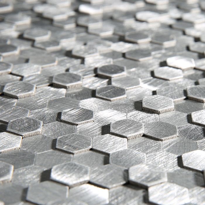 Easy Stick Hexagon Mosaic Wall Tiles Waterproof