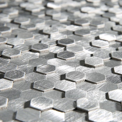Easy Stick Hexagon Mosaic Wall Tiles Waterproof