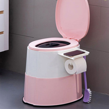 Modern Plastic Floor Toilet Bowl with Seat