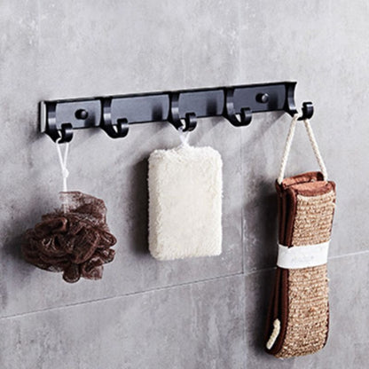 Stylish 5-Piece Bathroom Set with Shelf and Towel Bar