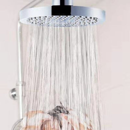 Modern Stainless Steel Wall Mount Round Shower Head Set