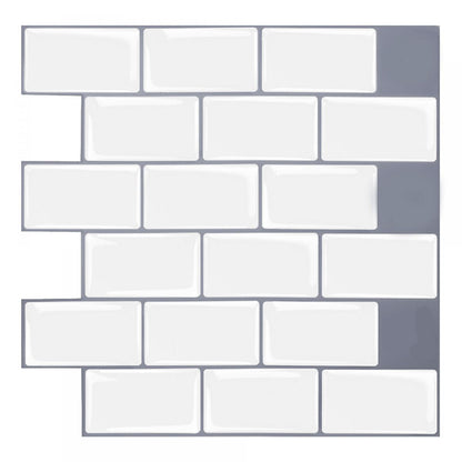Easy Stick PVC Wall Tiles for Bathroom and Kitchen