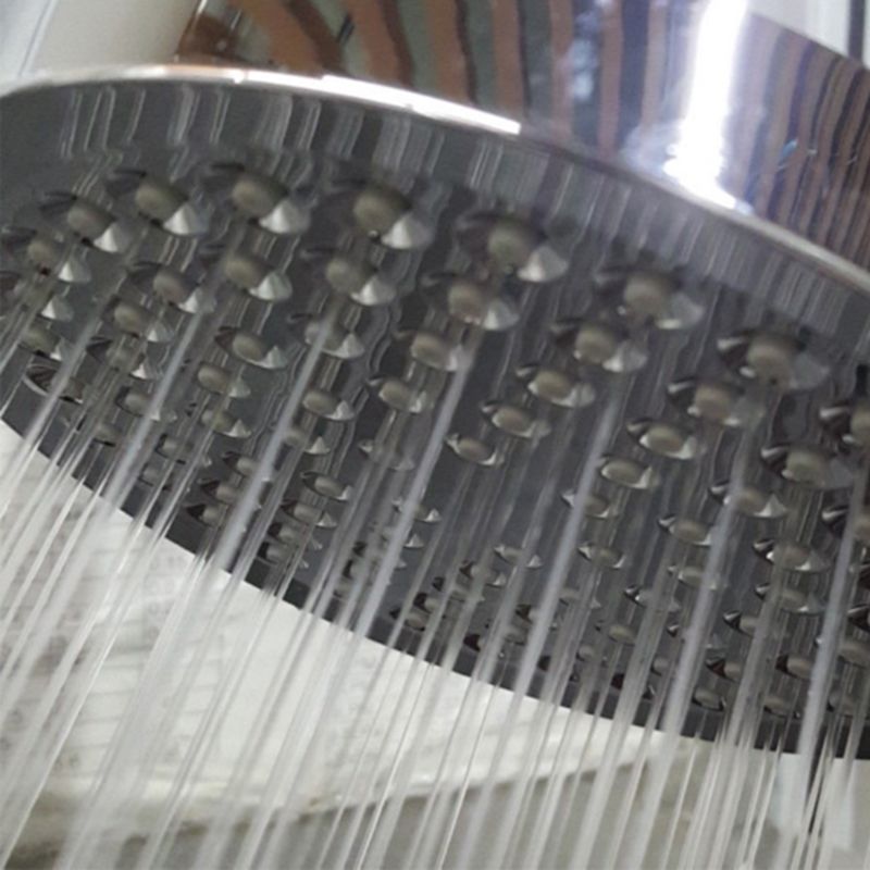 Modern Stainless Steel Wall Mount Round Shower Head Set - Yeezlab