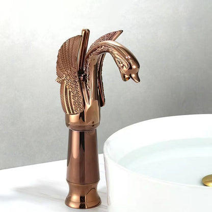 Luxury Brass Single Handle Bathroom Faucet