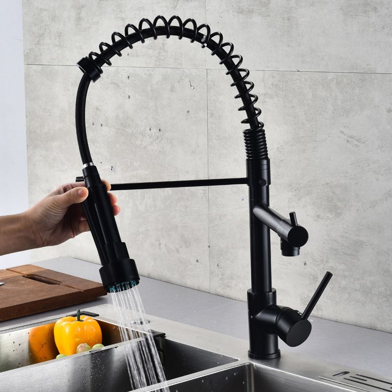 Luxury Brass Bathroom Faucet 3-Function Sink Tap