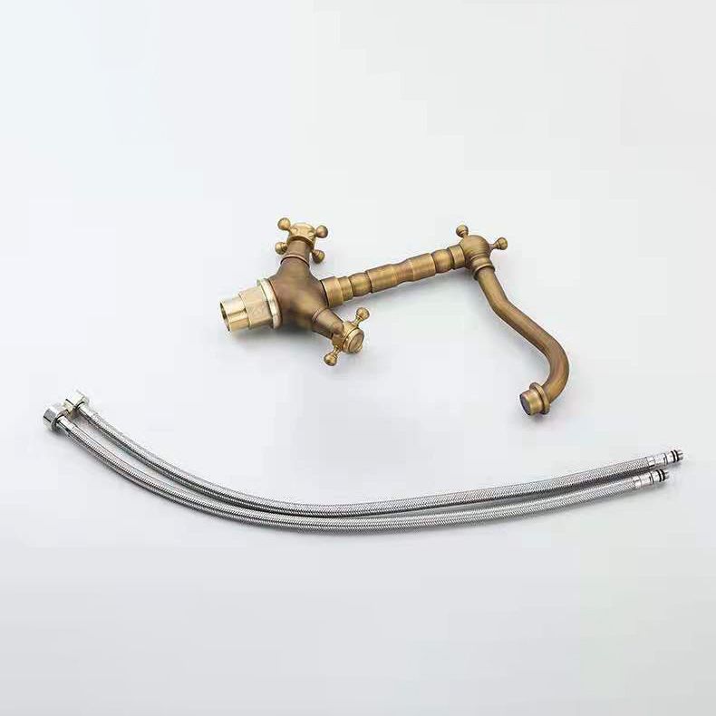 Modern Cross Handle Sink Faucet for Bathtub