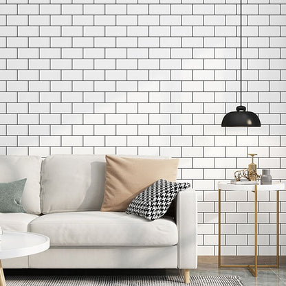 Easy Stick Wall Tiles Modern Mosaic Decor