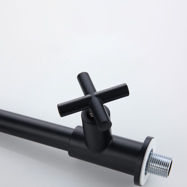 Modern Wall Mount Bathroom Faucet Cross Handle
