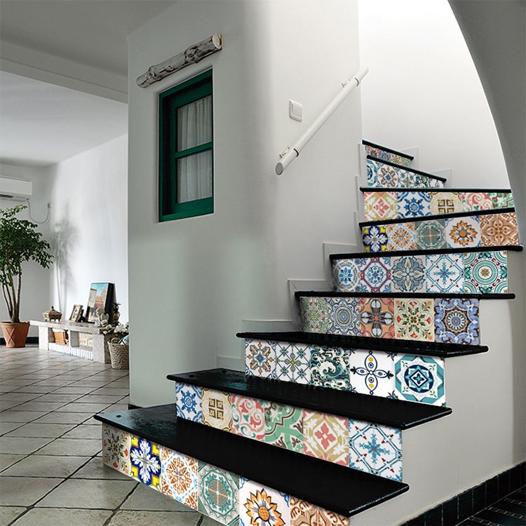 Stylish Multi-Colored Peel and Stick Vinyl Flooring