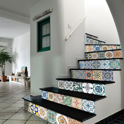 Stylish Multi-Colored Peel and Stick Vinyl Flooring