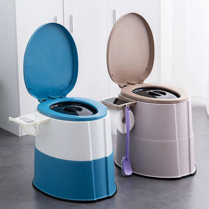 Modern Plastic Floor Toilet Bowl with Seat