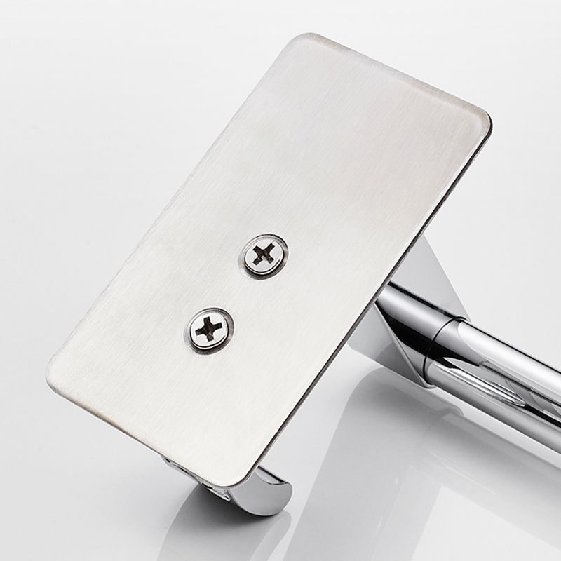 Sleek Chrome Bathroom Shelf Stainless Steel Accessory Set