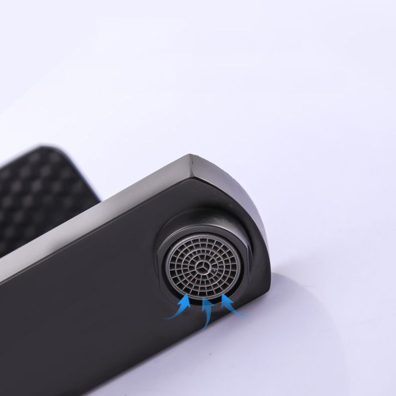 Commercial Stainless Steel Bathroom Faucet with Long Hose