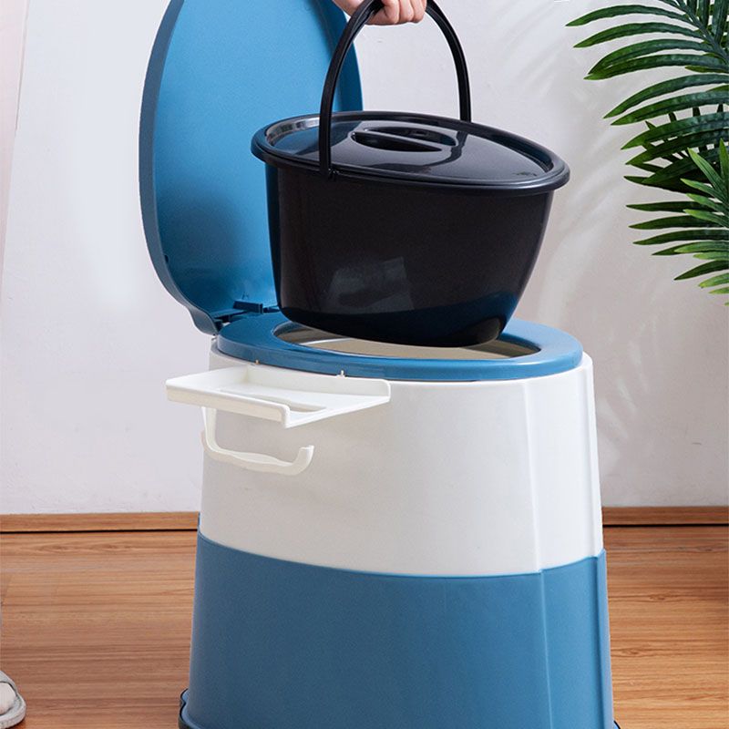 Modern Plastic Floor Toilet Bowl with Seat
