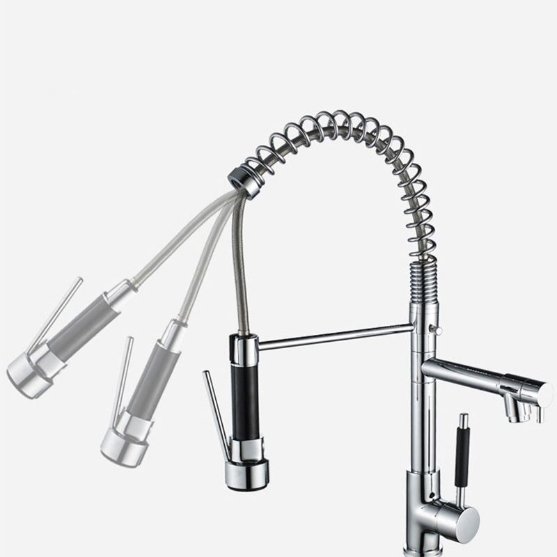 Luxury Brass Bathroom Faucet 3-Function Sink Tap