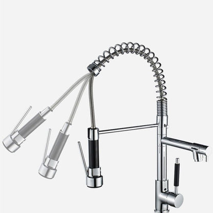 Luxury Brass Bathroom Faucet 3-Function Sink Tap