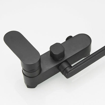 Modern Chrome Bathtub Faucet Handle