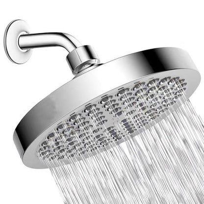 Modern Stainless Steel Wall Mount Round Shower Head Set