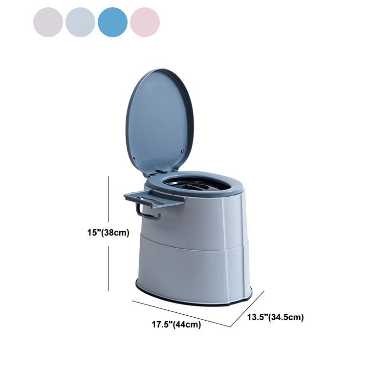 Modern Plastic Floor Toilet Bowl with Seat