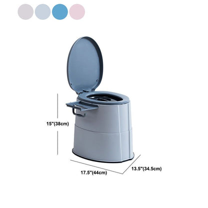 Modern Plastic Floor Toilet Bowl with Seat